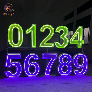 Nuovo arrivo metallo impermeabile 3ft 4ft 5ft LED gigante lettere tendone per le fasi di nozze decorazione esterna - Product Image 2