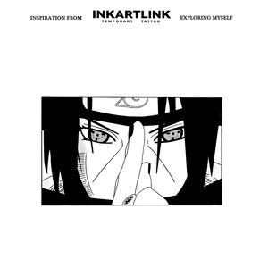Pegatina de Tatuaje Herbal Personalizada con Ojos de Anime, Ninja Uchiha, Resistente al Agua, 15 Días, Arte Corporal Semipermanente para Brazo, Venta al Por Mayor para <span class=keywords><strong>Hombres</strong></span> - Product Image 4