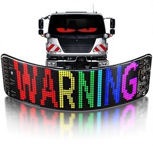 Pantalla LED flexible para <span class=keywords><strong>coche</strong></span>, adhesivo inteligente para ventana de <span class=keywords><strong>coche</strong></span>, pantalla publicitaria, pantallas LED flexibles, impermeable, a todo color, aplicación Bluetooth - Product Image 1