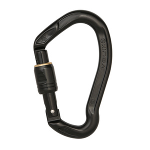 Mosquetón XINDA con Certificación CE UIAA, Apertura Grande, Aluminio 7075, 24kN, Cierre de Resorte, Negro/Gris, 107g, para Escalada en Vía Ferrata - Product Image 6