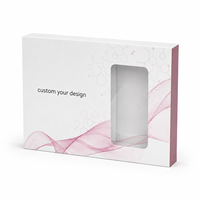 Boîte d'emballage personnalisée pour stylo injecteur avec fermeture magnétique, insert en mousse EVA, fenêtre transparente en PET et impression de logo personnalisée