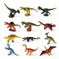 Jouet dinosaure en PVC transfrontalier, modèle Tyrannosaurus Rex, Stegosaurus, Archaeopteryx, ornements de table de sable, pour la cognition précoce des bébés