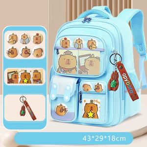 New Cartoon Fashion Schoolbag Students 1-6 Grade <b>Large</b> Capacity Portable Easy to Clean <b>Backpack</b> - Product Image 2