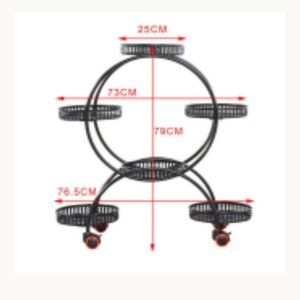 Meuble de salon de style moderne avec support à fleurs 36906-109/110/111/112/113/114 - Product Image 6