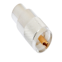 Connecteur à souder UHF torsadé sur PL259, pour câble RG58/59/6/213 LMR400