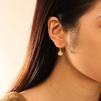 Nagosa 18k or vermeil 925 argent sterling coquille de mer perles balancent boucles d'oreilles créoles femmes bijoux