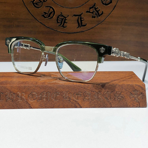 CH8224 Men's and Women's Classic Chrom Optical Glasses Heart Heavy Duty <strong>Frame</strong> Fashion Japanese Titanium Eyeglass <strong>Frames</strong> - Product Image 1