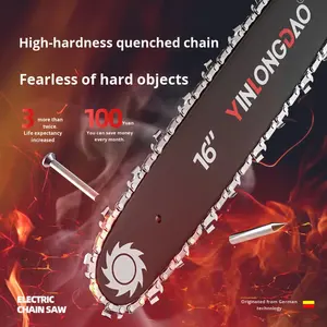 Motosierra Eléctrica Industrial Enchufable, Sierra de Podar Manual Multifuncional para Uso Doméstico, Alta Potencia 26000W, Portátil 110-220V 2.8kg - Product Image 5