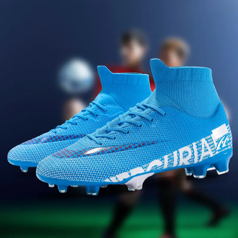 รองเท้าฟุตบอลสำหรับผู้ชาย,รองเท้าฟุตบอลสำหรับเยาวชนรองเท้าฝึกเท้ารองเท้าฟุตบอลแบบ Zapatillas De Futbol ปี2022high-top