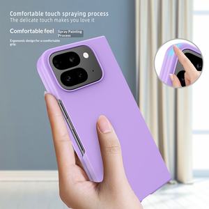 Dernier modèle pour Google Pixel <span class=keywords><strong>10</strong></span> ProFold, étui de téléphone pliable compatible, sensation de peau, confortable, anti-traces de doigts, résistant aux chutes - Product Image 6