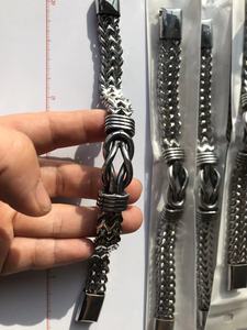 Bracelet en pierre, style viral multi-stratégique pour les médias sociaux, finition artisanale de qualité, acier non magnétique - Product Image 4