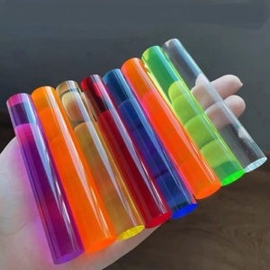 Naxilai màu acrylic que Acrylic bong bóng que hình lục giác Acrylic que PMMA đánh bóng vuông/tam giác màu 20mm - Product Image 3