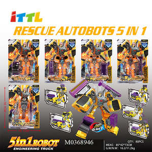 ITTL <span class=keywords><strong>5</strong></span> Body shape mecha voiture éducative transformer robot <span class=keywords><strong>jouet</strong></span> - Product Image 6