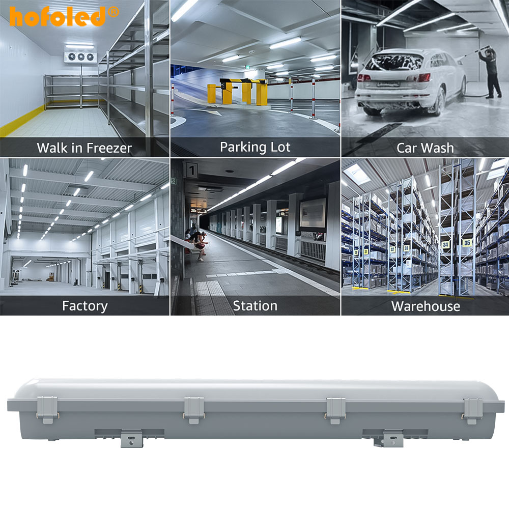 Коммерческий 110V 220V популярный 1,2 m светодиодный светильник Batten 4 фута 40W IP65 Светодиодный светильник с тройной защитой