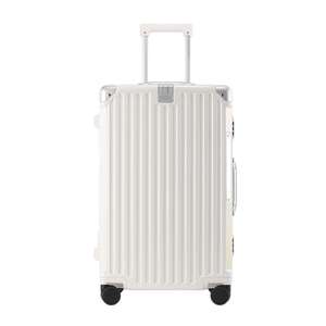 Ensemble de bagages durs PC couleur unie à la mode avec porte-gobelet <span class=keywords><strong>valise</strong></span> à main USB Charge coffre sac à bagages - Product Image 1