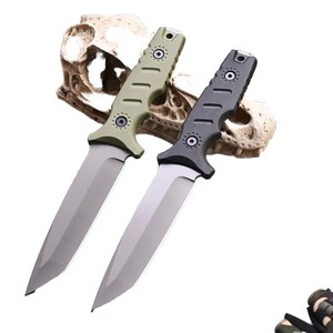 Couteau Bowie <span class=keywords><strong>de</strong></span> Bushcraft à lame fixe robuste et pleine longueur, couteau <span class=keywords><strong>de</strong></span> camping populaire, service <span class=keywords><strong>de</strong></span> personnalisation OEM, couteaux <span class=keywords><strong>de</strong></span> <span class=keywords><strong>chasse</strong></span> - Product Image 1