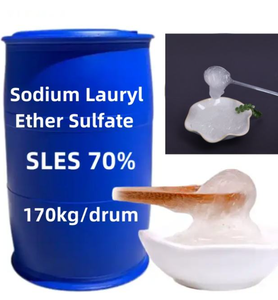 Pabrik Produsen Cina Bahan Baku Deterjen SLES 70% Texapon N70 Sodium Lauryl Ether Sulfate AES untuk Sampo - Product Image 4