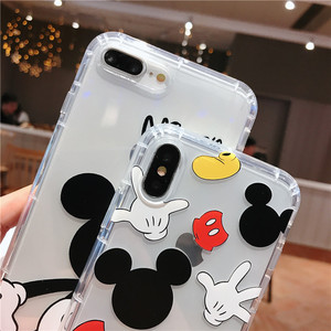 Convient pour iphone12 téléphone portable pour iPhone12Pro/12mini Mickey Souris anti-goutte silicone housse de protection - Product Image 4