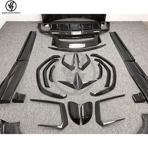 Kits de Conversión de Carrocería de Fibra de Carbono Estilo Topcar para Lambo URUS 2018-2019, Difusor, Faldones Laterales, Alerón, Capó, Piezas de Auto - Product Image 5