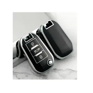 Hotselling Tpu étui à clés de voiture housse de porte-clés de voiture pour Citroen <span class=keywords><strong>Peugeot</strong></span> 3 boutons accessoire de clé de voiture accessoires de clé - Product Image 1