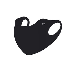 Masque facial en soie glacée UPF50+ respirant et léger, protection solaire, design en V pour la moitié du visage - Product Image 5