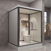 Fabricant Professionnel de Toilettes Portables de Luxe, Salle de Bain Préfabriquée Intégrée avec Séparation Humide/Sèche pour Cabine Hospitalière