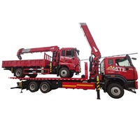 Camion lourd HOWO avec grue montée sur châssis 6 * 4