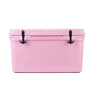 Glacière portable rotomoulée 45QT <span class=keywords><strong>en</strong></span> PE avec logo personnalisé, moderne, à isolation thermique solaire, pour aliments et boissons, avec panneau <span class=keywords><strong>de</strong></span> glace à motif <span class=keywords><strong>de</strong></span> dessin animé, pour vin et canettes - Product Image 1