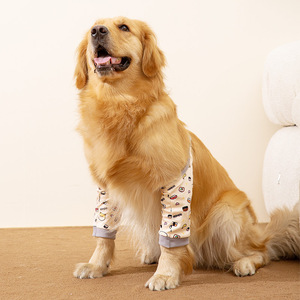Grand chien moyen genouillère coudière anti-saleté manchon de soutien articulaire couvre-jambes pour animaux de compagnie - Product Image 2