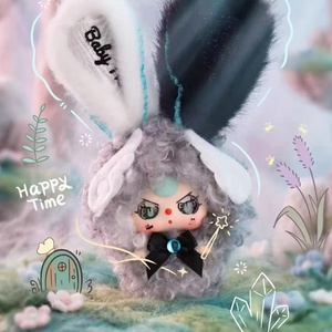 Nueva llegada en stock: Colgante de peluche de la serie Baby Three Fairy Tale World, bonito llavero de dibujos animados, amuleto para bolso, juguete de regalo. - Product Image 5