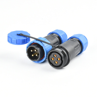 LD20-2/3/4/5/6/7 Core prise de courant d'aviation industrielle connecteur mâle/femelle étanche pour PCB pour système d'alimentation solaire 10A/25A