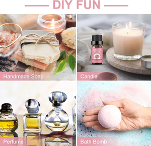 ชุดน้ำมันหอมระเหยดอกโบตั๋น 100% น้ำมันหอมดอกโบตั๋นบริสุทธิ์สำหรับนวดผิว น้ำมันหอมระเหยสำหรับอโรมาเธอราพี ดิฟฟิวเซอร์ บาธบอมบ์ น้ำหอม-ออลอินวัน - Product Image 5