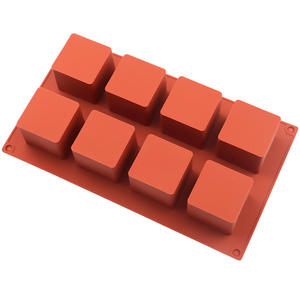 แม่พิมพ์<span class=keywords><strong>เค้ก</strong></span>มูสซิลิโคน8เหลี่ยม2594อุปกรณ์ทำสบู่แฮนด์เมดสำหรับช็อคโกแลต<span class=keywords><strong>ลาวา</strong></span><span class=keywords><strong>สูตร</strong></span> - Product Image 4