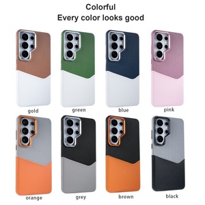 เคสโทรศัพท์มือถือหนัง PU แม่เหล็กขั้นสูงสำหรับ Samsung S26 S24 S25 Ultra พร้อมช่องใส่บัตร รองรับการชาร์จไร้สาย ป้องกันการกระแทก - Product Image 2