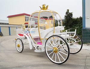 Carruaje de Cenicienta en Venta, Transporte Especial, Carruaje de Fantasía de Princesa Calabaza, Carruaje Eléctrico en Venta - Product Image 2