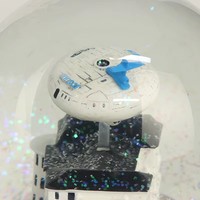 3D artificiel personnalisé résine artisanat chasseur dirigeable modèle sculpture boule à neige cadeaux souvenir décoration de la maison art affichage ornements