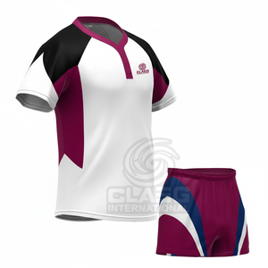 Proveedor de fábrica Precio al por mayor Hombres Rugby Uniforme Pakistán Fabricante Estilo Ropa deportiva Rugby Uniforme para la venta - Product Image 1