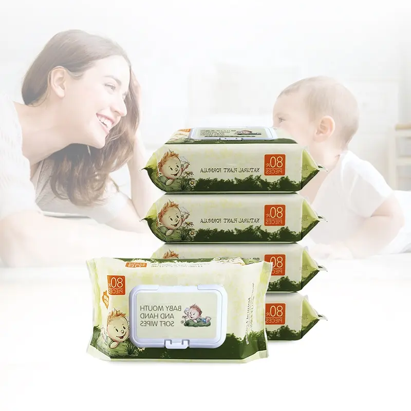 Pure Water Baby Wipes High Quality 100% Cotton Wet Sensitive Cheap Wipe Feminine Products innovative household cleaning wipes