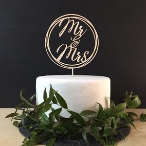 Adornos de acrílico para pasteles con la inscripción Honey And Sweetness Mr & Mrs para bodas, San Valentín, mesas de postres, decoraciones para pasteles - Product Image 2