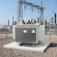 Transformateur de puissance industriel basse et haute tension 10 kV, transformateur de distribution de puissance triphasé immergé dans l'huile (MT et HT)