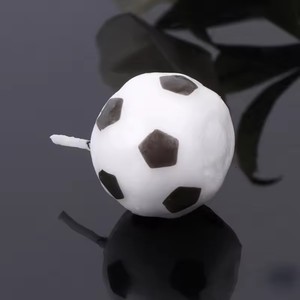 6ピース/セットサッカーボールサッカーキャンドル誕生日パーティー用キッドケーキデコレーション用品ドロップシッピング - Product Image 5