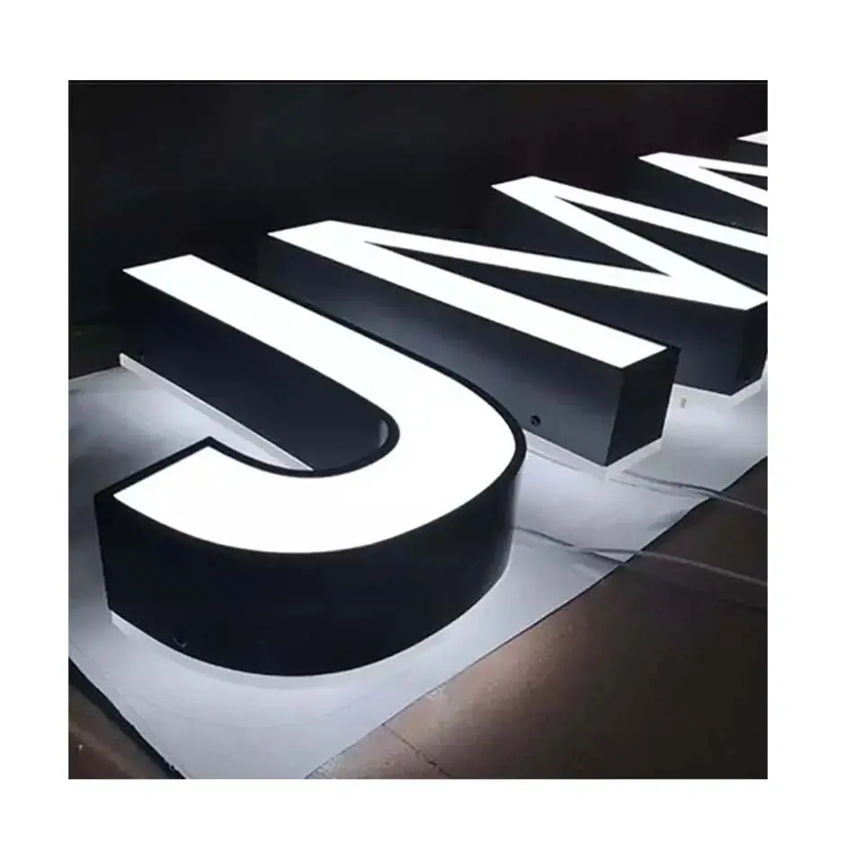 2023 Hot Sale 3D Logo Led Frontlit Letters Sign 3D Channel Letters Sign Business Name Sign