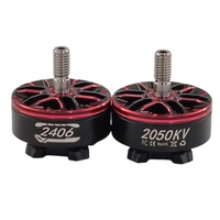 Moteur Brushless 2406 à Aimant Permanent Étanche IP54 pour Drone de Course FPV Télécommandé Longue Portée Vol Violent Plage KV