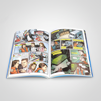Impression de livres de haute qualité, services d'édition de livres reliés et brochés, impression de livres, illustration de dessins animés, livre relié