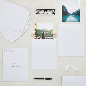 Phong Bì Giấy Bìa Cứng Bán Buôn Màu Trắng Đựng Giấy Tờ Vận Chuyển Chuyên Nghiệp Cố Định Tùy Chỉnh - Product Image 4