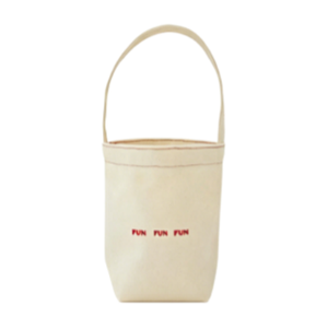 Sac fourre-tout mini écologique personnalisé avec logo brodé, 100% toile de coton, fermeture ouverte, couleur unie, portable, pour le shopping ou comme cadeau - Product Image 5