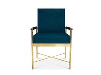 Chaise de salle à manger moderne en acier inoxydable, fauteuil rembourré en velours, chaise en métal doré pour la maison, les hôtels et le mobilier