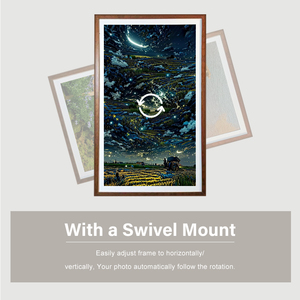 <span class=keywords><strong>Cadre</strong></span> numérique LCD pour l'art, galerie privée personnalisée, contrôle à distance Wi-Fi, <span class=keywords><strong>cadre</strong></span> mural pour photos, peinture sur toile mate anti-reflets - Product Image 5