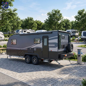 CAMPTRL Caravana Híbrida 4x4 Estándar Australiano, Casa Móvil Completamente Amueblada, Remolque de Viaje Todoterreno para Campamentos Familiares - Product Image 1
