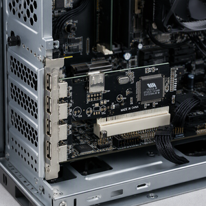 Tarjeta adaptadora interna PCI a USB 2.0, placa de expansión Plug and Play con concentrador de chasis de 4 puertos - Product Image 4